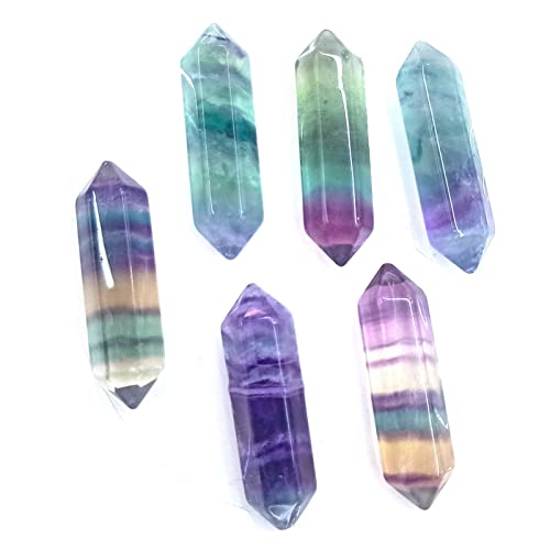 Pierre brute naturelle de fluorite : colonne hexagonale idéale pour offrir aux créateurs - 4