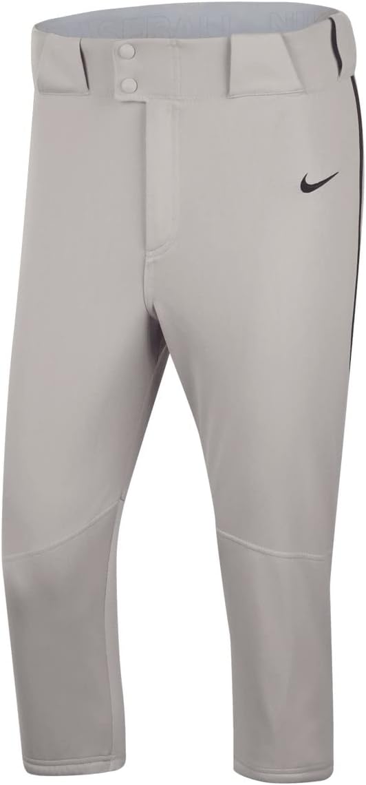 Nike Men's Vapor Select High Piped Knicker Baseball Pants Gray | Black SM