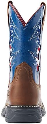 Ariat Workhog XT VentTEK Bolt Western Boot Distressed Tan/Ole Blue 6 | Image 2