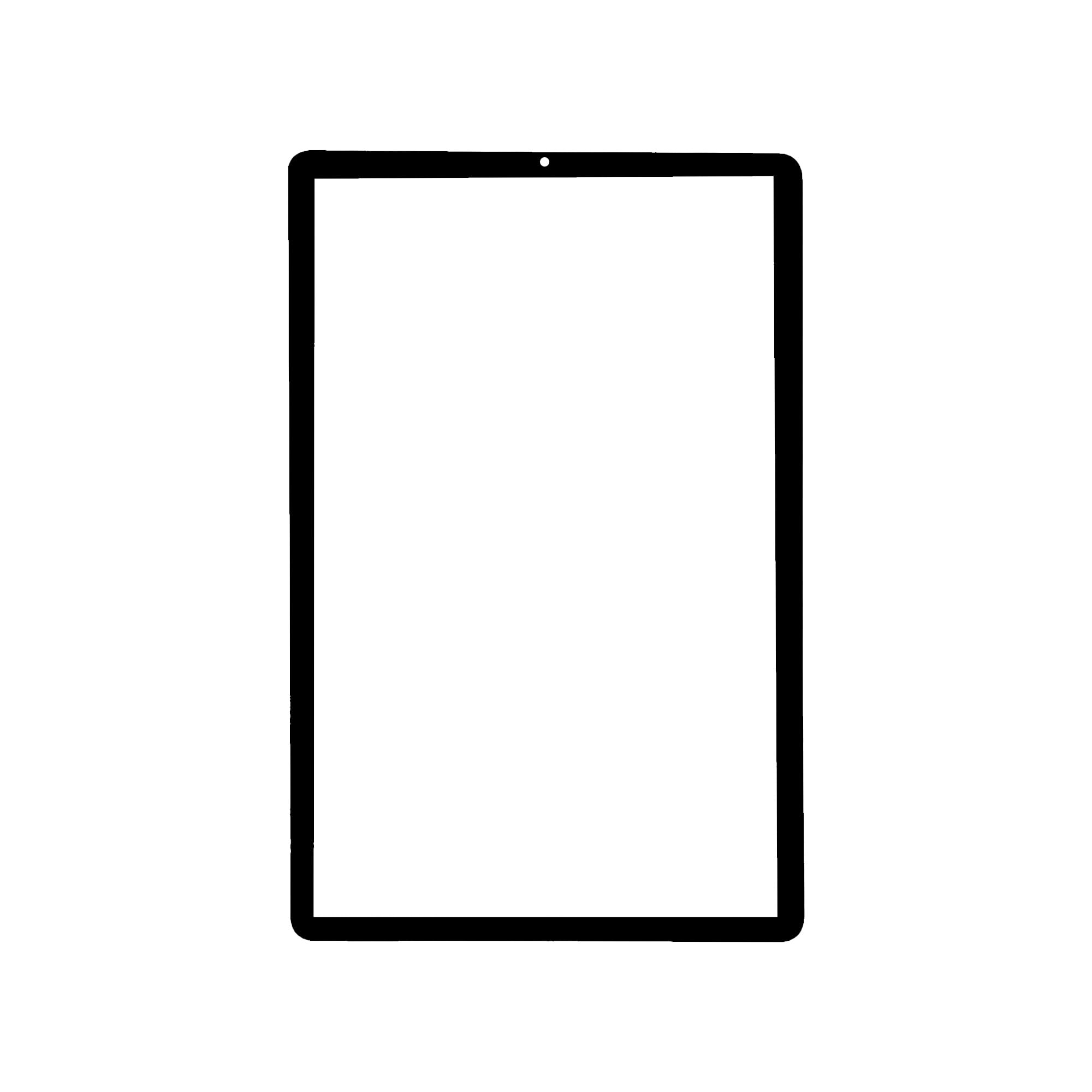 Kit de réparation d'écran en verre avant compatible avec Samsung Galaxy Tab S5e + OCA (pas d'écran LCD ni numériseur tactile)