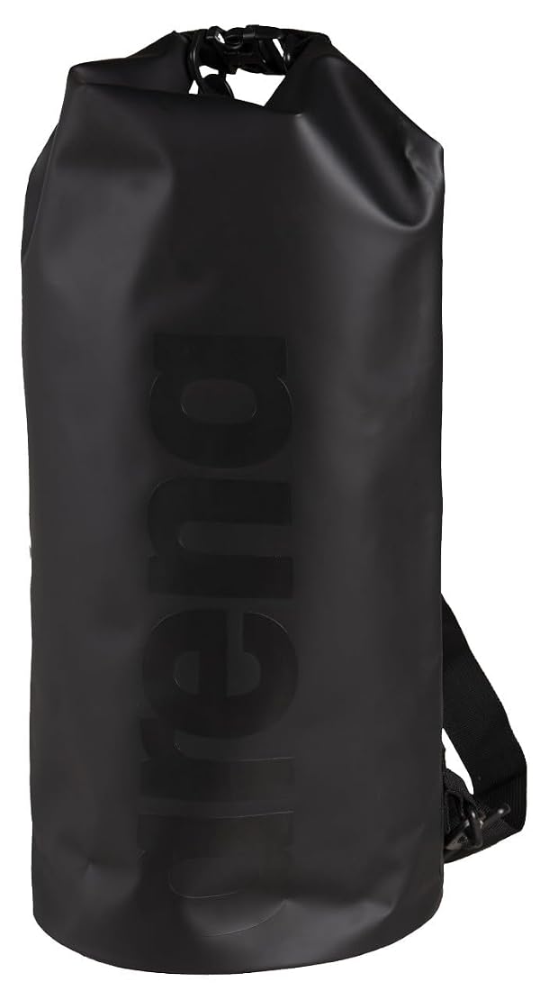 ARENA Unisex Adult Team Big Logo Drybag Waterproof Roll-Top Backpack Beach Pool Outdoor Activities Dry Storage Bag, 15 Liters, Black by ARENA - Used condition - US$15.53