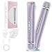 Lady Shavers for Women,Bikini Trimmer Women 2-in-1,IPX7 Waterproof,Wet & Dry Use,7500 RPM Rechargeable Pubic Hair Trimmer,Dual Head Electric Razors for Face Underarm Legs Body & Intimate Areas