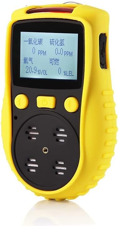 Portable Handheld Gas Detector 4 in 1 CO CH4 H2S O2 Industrial Diffusion Detector