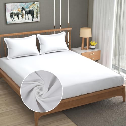 Drap de lit en microfibre pour des nuits fraîches et blanches dans votre chambre