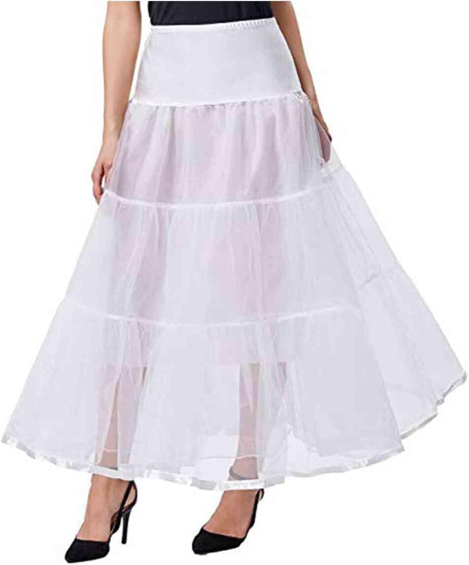 Women's Ankle Length Petticoats Long Plus Size Wedding Slips Crinoline Underskirt for Prom Evening Wedding Dress - Image 4