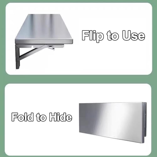 Table pliante murale pour cuisine étroite, la solution pour libérer votre sol