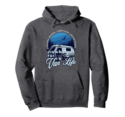 The Real Difference Between Weekend Van Trips and Long-Term Van Travel 7 Van Life Camping | Wanderlust Nomad Travel | Camper Van Life Pullover Hoodie