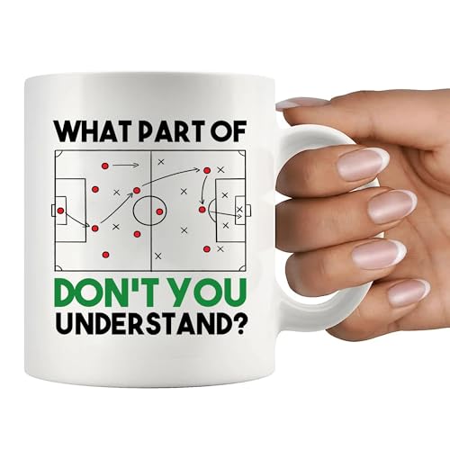 What Part Of Donât You Understand Soccer Player Gifts For Coach Soccer Lover Gifts For Men Husband Boyfriend Brother Ceramic Mug 11 oz (White) - Image 8