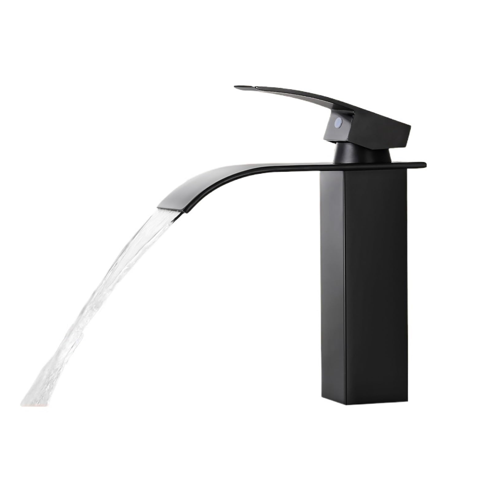 Grifo de latón cromado AM-003B con diseño de cascada para lavabo de alta gama y durabilidad