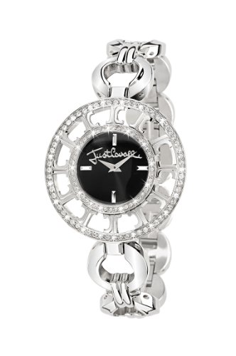 Montre pour femme Just Cavalli, l'accessoire en acier argenté de vos soirées