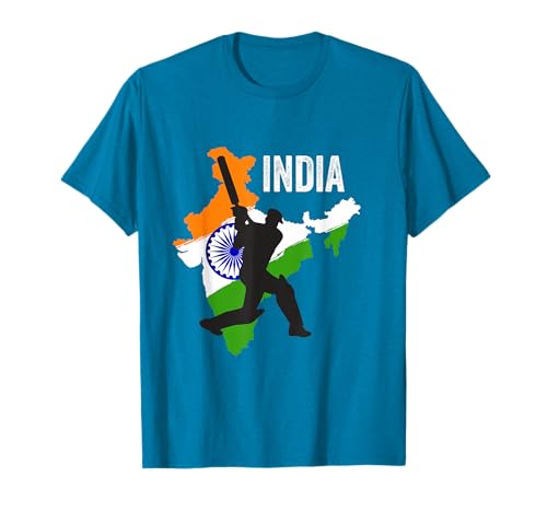 Indian Cricket Jersey India Cricket Team Lover Supporter T-Shirt