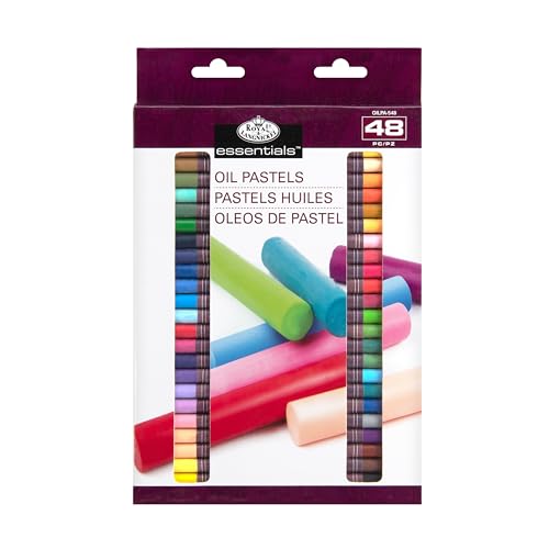 Royal & Langnickel Oil Pastels Standard Size Assorted Colour (Pack of 48)