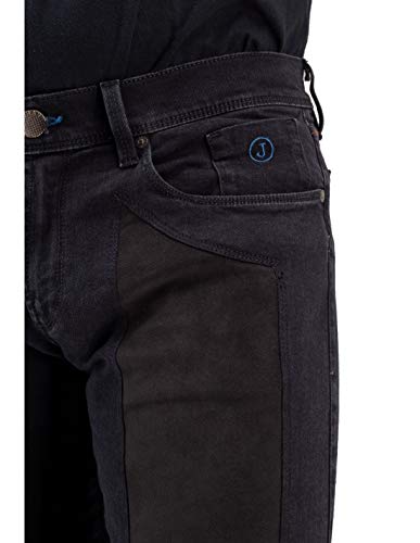 JECKERSON 5Pkts ALC. Patch Slim Jeans, Nero (Nero