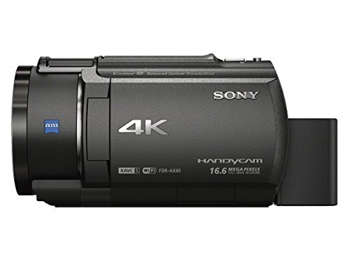 Filmadora Sony Fdr, Ax40 4K Ultra Hd Preto Ax40