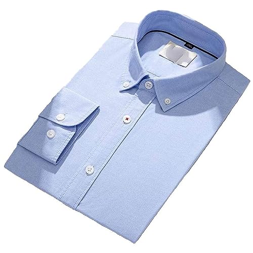 Chemise Oxford en coton doux supérieure avec col rabattu classique