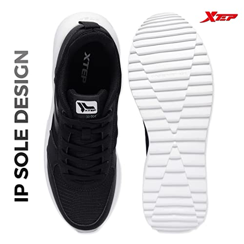 Image of XTEP Retro Fashion, Color Blocked, Flawless Breathable Synthetic Nylon Mesh Textile Upper, RB Outsole, Phylon Midsole for Better Grip, Casual Shoes for Men