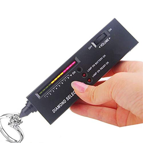 Best Sellers High Accuracy Professional Jeweler Diamond Tester＋30X Magnifying For Novice And Expert -Diamond Selector 9V Battery Included #TOP7