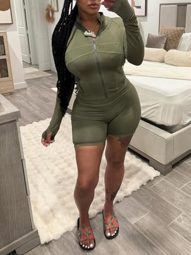 XZLUFNY Two Piece Short Sets for Women Long Sleeve Sport Jacket Bodycon Short Tracksuit Sweatsuit2