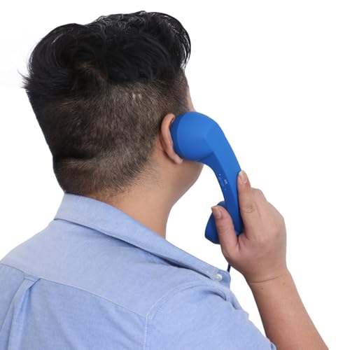 ULTECHNOVO-35mm-Universal-Retro-Telephone-Handset-Telephone-Style-Headset-Adjustable-Tone-Microphone-Earphone-Radiation-Proof-Receiver-for-Phone-Black