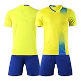 ywkiyrs Camiseta de fútbol personalizada personalizada Stitched/Impreso Nombre del equipo/Número Uniforme Deportivo para Hombres Mujeres Jóvenes, 3-6, L