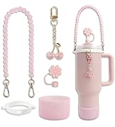 BydGxy Stanley Cup Accessories Set for Stanley 30 oz 40 oz Tumbler, Includes Straw Cover, Silicon...