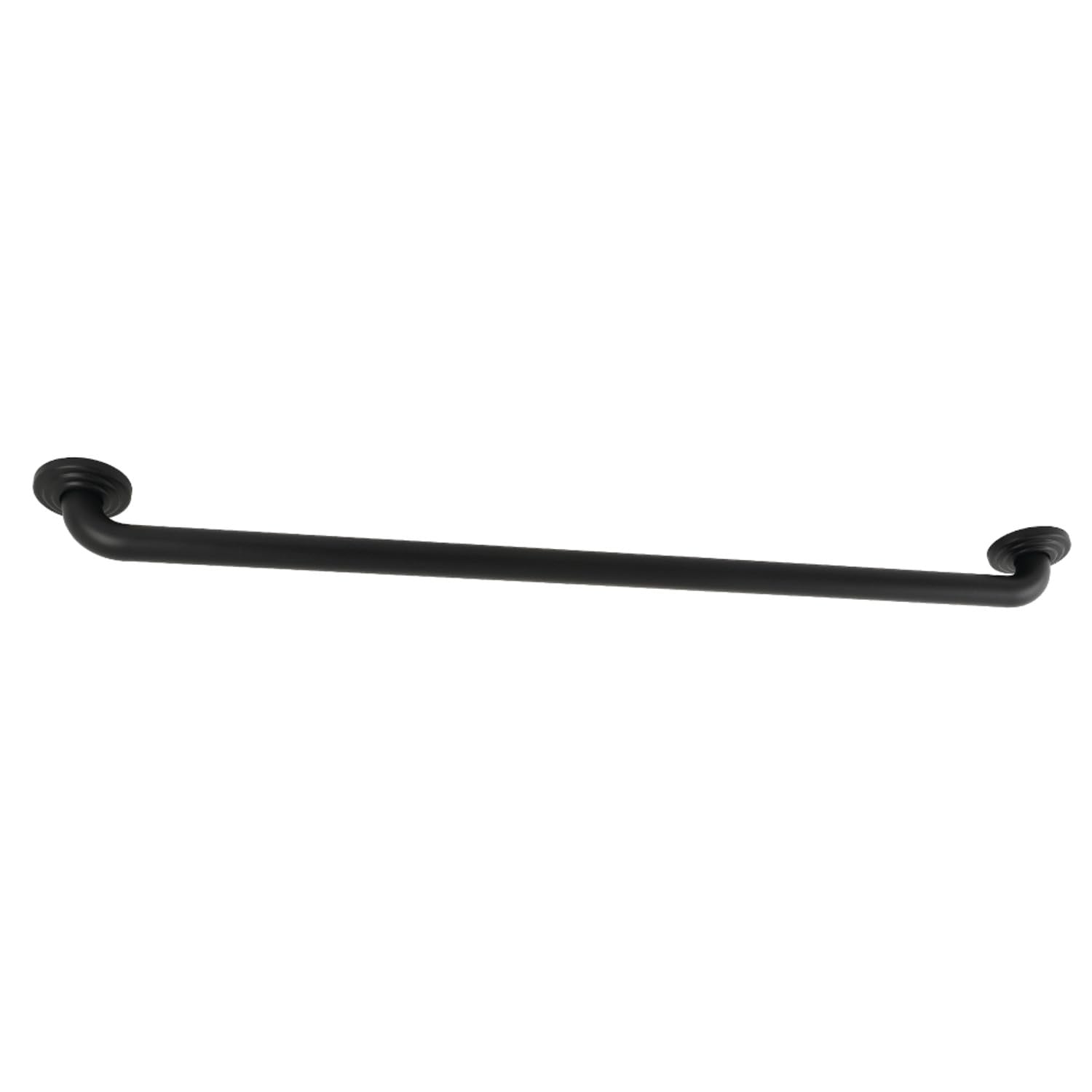 Barre d'appui en laiton pour sécuriser douche et WC PMR noir mat
