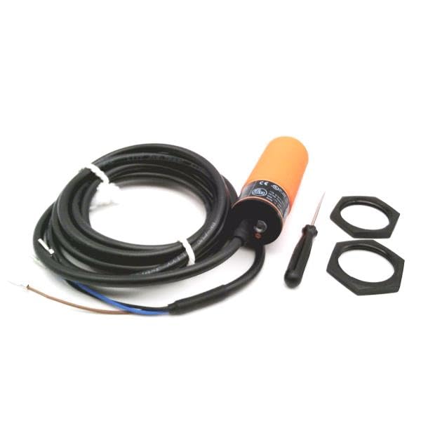 IFM KI-3015-FPKG/NI RT-KI5207 (KI5207), 10-36 VDC, 2 M CABLE, 3 WIRE, 3-15 MM ADJUSTABLE SENSING RANGE, CAPACITIVE SENSOR, IP65, LED INDICATOR, M30 THREADED BARREL, NON-FLUSH, NORMALLY OPEN/CLOSED SEL
