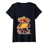 Photo Gallery donna bigfoot carrying taco - funny cinco de mayo sasquatch tee maglietta con collo a v Photo Gallery donna bigfoot carrying taco - funny cinco de mayo sasquatch tee maglietta con collo a v