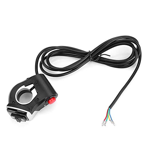Miniatura 8 de Interruptor de manillar, interruptor de bocina de faros delanteros 2 en 1 para bicicleta eléctrica, scooter, bicicleta de montaña, bicicleta de