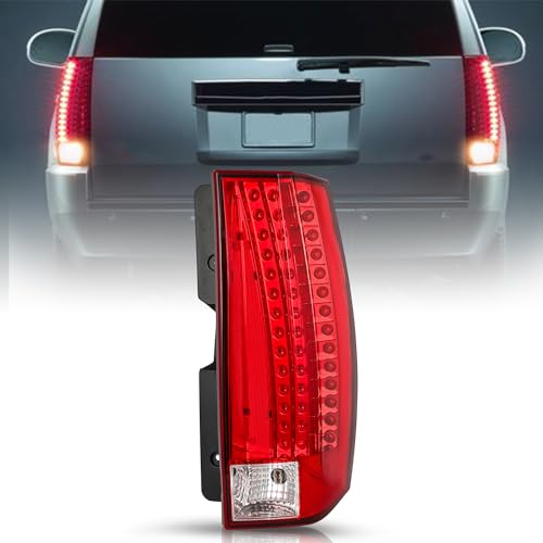 TUSDAR For 2007-2014 Cadillac Escalade ESV LED Brake Taillight RED Rear Rear Outer Brake Taillight Taillamp Replacement Passenger Side Only
