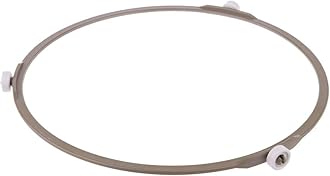 Brown Large Microwave Turntable Ring Microwave Oven Rotating Ring Microwave Parts Microwave Turntable Ring, Microwave Glass Plate Tray Wheel Ring Turntables Microwave Oven Parts and Accessories