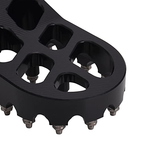 Image of AnXin Dirt Bike Foot Pegs Motorcycle Footpegs Foot Pedals Rests CNC for KLX 110 KLX110 2002-2023 KLX110L 2010-2023 KX60 1998-2003 Pit Bike Black