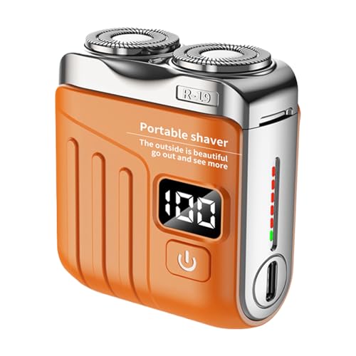 Afeitadora Electrica Hombre, Maquina De Afeitar Hombre Recargable Por USB, Máquina De Afeitar Inalámbrica, Afeitadora Rotativa Inalámbrica Y Resistente Al Agua Para Cara, Uso En Secos Y En Húmedo