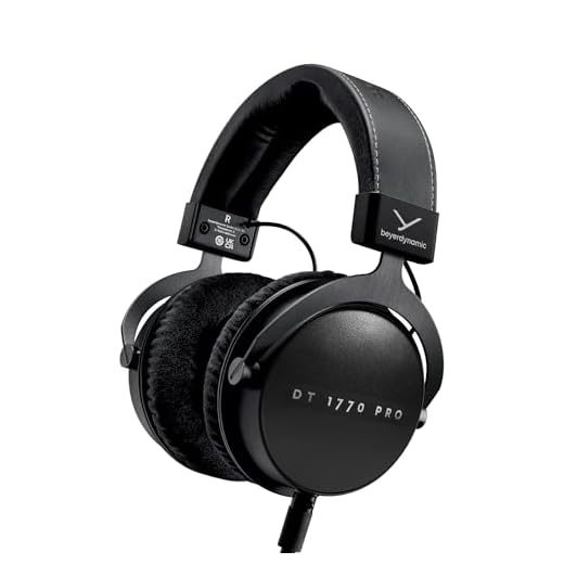 beyerdynamic DT 1770 PRO Over-Ear-studiohörlurar, svart, 17.78 x 21.59 x 10.16 cm