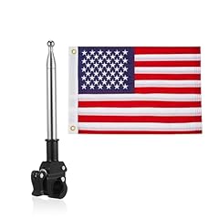 Telescopic Pole with 12x18 American Flag