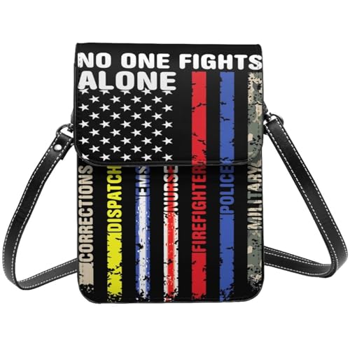 Leather Portable Phone Bag Wallet Protect Your Phone Adjustable Cute Crossbody Bag with Strap