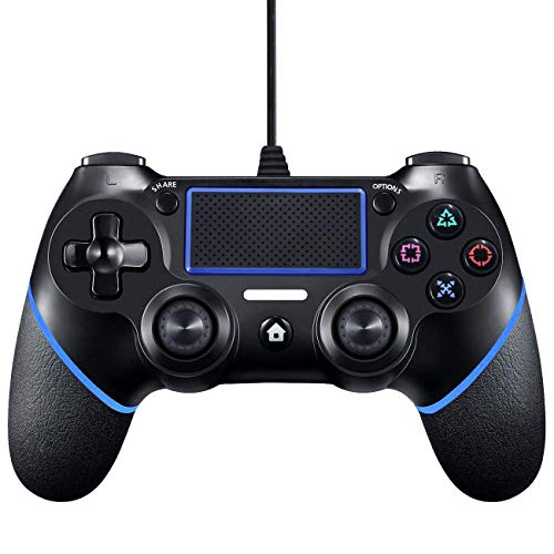 AUELEK Controllers Wired,Professional USB Wired Gamepad for Playstation 4,Mobile Game Controller for USB Wired Controller Playstation 4 Gamepads With Cable Compatible with PC Windows 7/8/XP