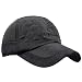Men's Warm Cotton Padded Quilting Plaid Peaked Baseball Hat Cap with Ear Flap