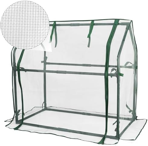5 Surprising Greenhouse Mesh Picks That Will Transform Your Garden 1 Gardzen Mini Greenhouse with Mesh Cover, Portable Outdoor Greenhouse, Enhanced Ventilation, Ideal for Spring, Summer & Fall, 36.2"(L) x18.9(W) x33.3(H)
