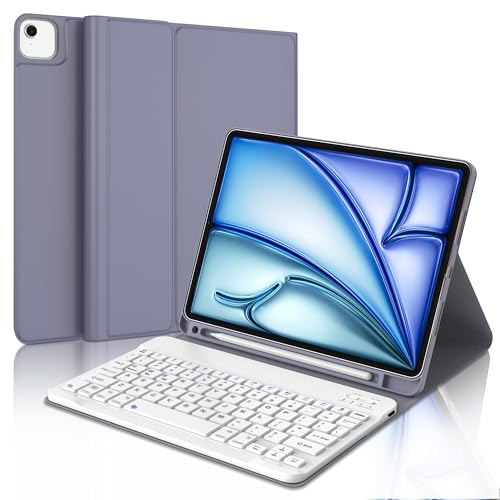 iPad Pro 11インチ キーボード IVEOPPE iPad air (M2/M3) 11インチ キーボード付きケース 軽量 ペン収納 着脱式 iPad Air5 Air4 キーボードケース 10.9インチ ワイヤレス Bluetooth キーボード