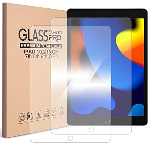 KIQ iPad 10.2 Screen Protector 2-Pack Cover