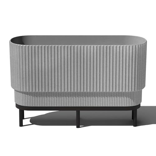 Image of Veradek Demi Series Raised Long Planter - Wide Planter with Stand