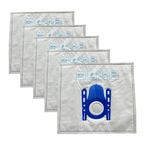 5x Staubsaugerbeutel passend für Bosch, BBZ41FG, GL-30, Logo, BGB75, BGL6, BGL8 Ersatz-Staubbeutel