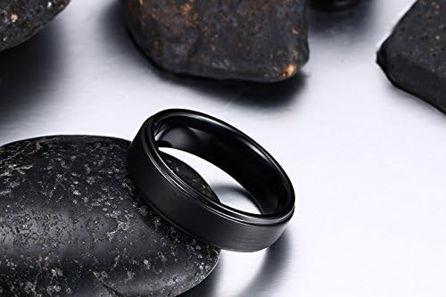 Miniatura 3 de Personalized Couple Rings for him Her,Custom Engrave Name Stainless SteelTungsten His and Her Matching Promise Wedding Ring Set for Men Women bf gf,