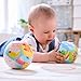 HABA Babyball Regenbogenwelt – Weicher Ball ab 6 Monaten mit bunten Wetter-Motiven, Ø 11 cm, Perfekt für erste Greif- & Ballspiele – 1306318001
