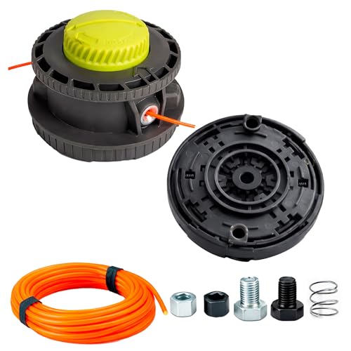 Compatible Ryobi Weed Wacker Head Replacement 314608005 Reel Easy+ Bump Feed Trimmer Head Straight Shaft RY15526 RY15527 RY15529 (Classic)