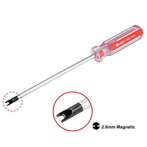 Uxcell Magnetic 2.6Mm Spanner Screwdriver U-Shaped With 5 Inch Shaft Cr-V Steel Shaft #TOP1