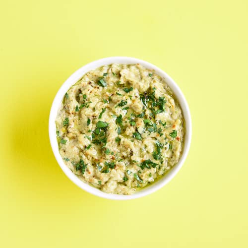 Med Cuisine Roasted Eggplant Purée| 6 Lb | Ready-To-Eat| Vegan| Smokey Flavour| Superb| Dip| Spread| Perfect For Baba Ganoush #TOP3