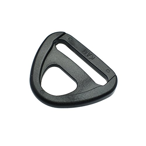 20Pcs Plastic Adjuster With Bar Swivel Clip D-Ring Loop Insert Buckle Backpack Straps (Webbing Size 1-1/4"(32Mm)) #TOP4