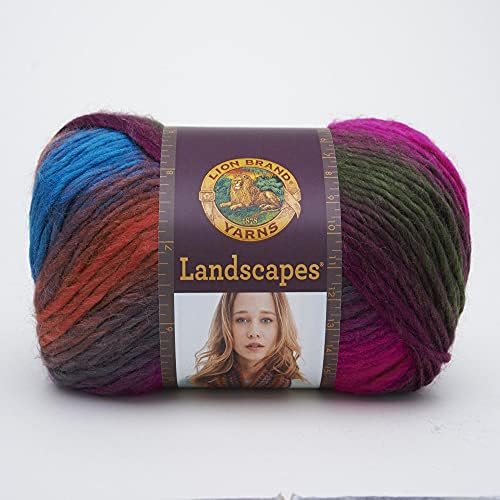 "Lion Brand Yarn Company 100 g 100 Percent Acrylic ""Landscapes"" Yarn Ball, Broadwalk", 545-201